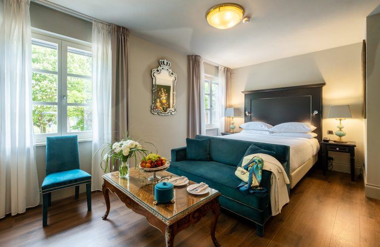 Camere dell'Hotel Vannucci arredate in stile ricercato