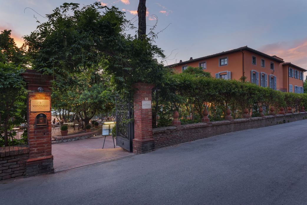 Interni eleganti dell'Hotel Vannucci a Città della Pieve