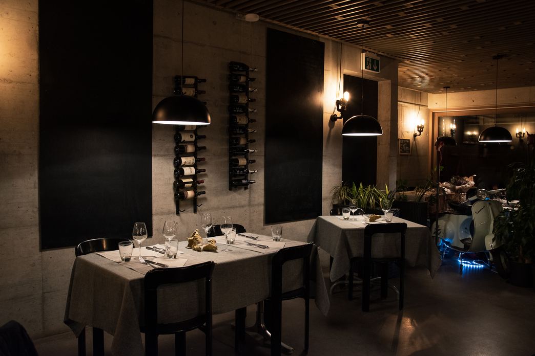 Sala interna del ristorante Osteria WilTon