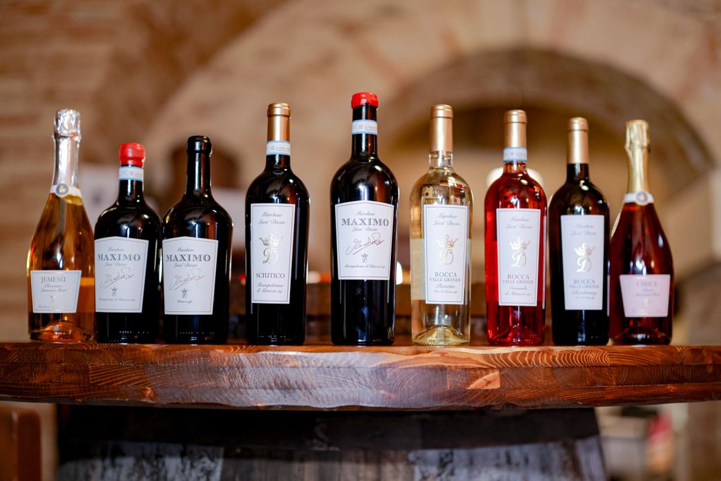 Bottiglie di vino Cantina Dazio