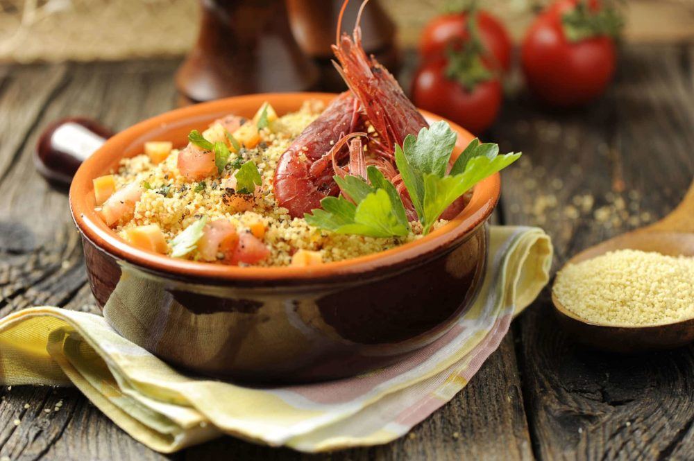 Cous cous di pesce, specialità della casa del Ristorante Pizzeria Hiera