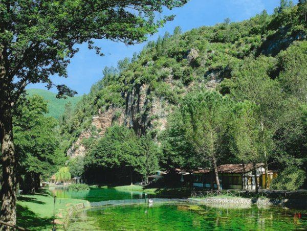 Il ristorante della Locanda di Valcasana a Scheggino