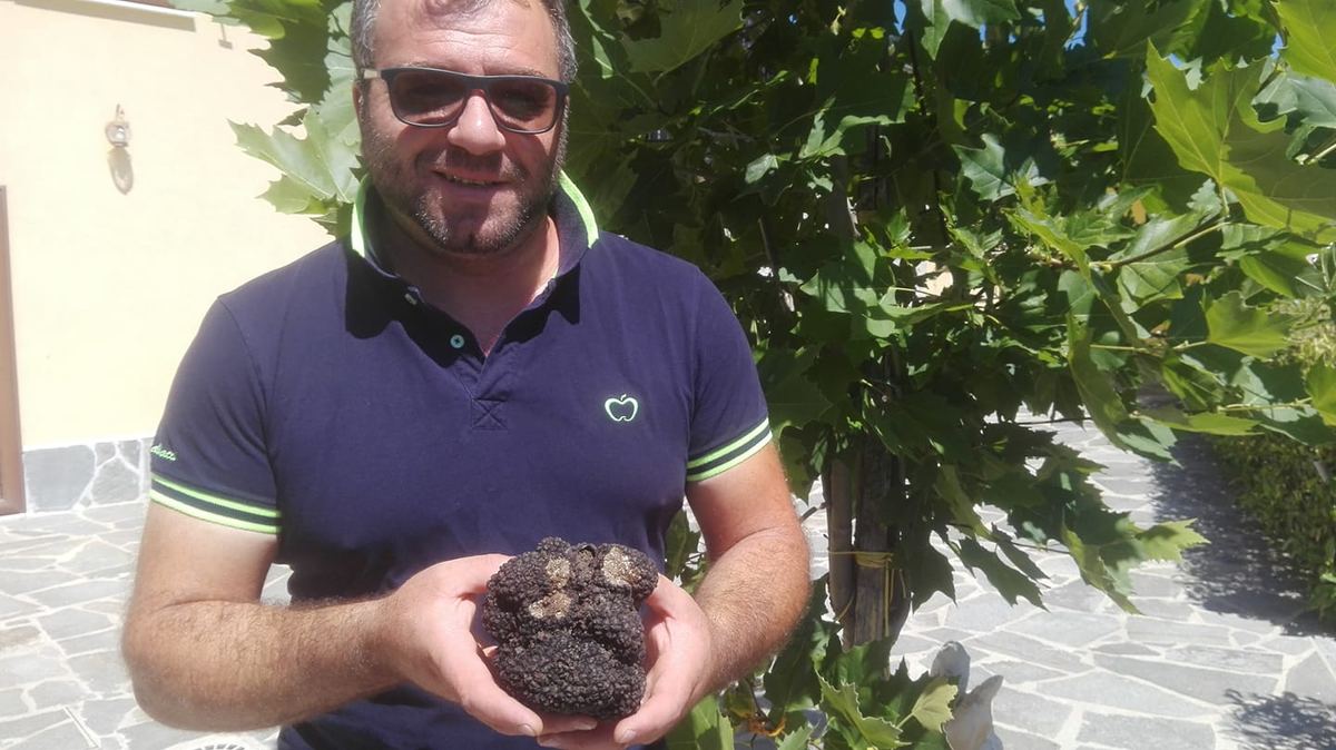 Tartufo raccolto nei boschi dell'Alto Vastese dalla Tenuta Agricola Campati