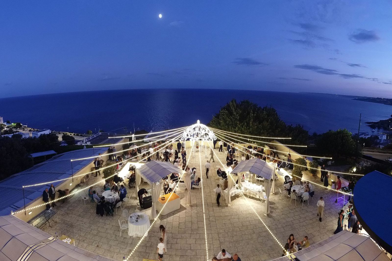 Terrazza panoramica sul mare Adriatico di Cala Dei Balcani
