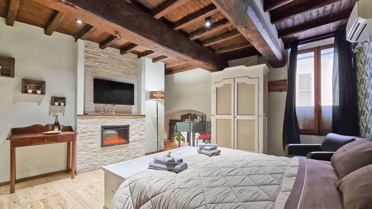 Interni curati della Residenza dei Longobardi a Spoleto