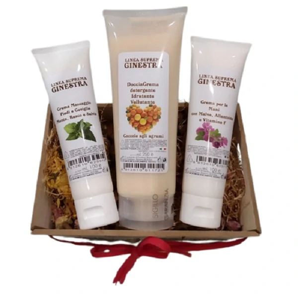 Cofanetto Linea Suprema Ginestra Corpo dell'Erboristeria La Ginestra