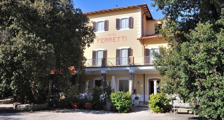 Sala ristorante dell'Albergo Ristorante Ferretti a Spoleto