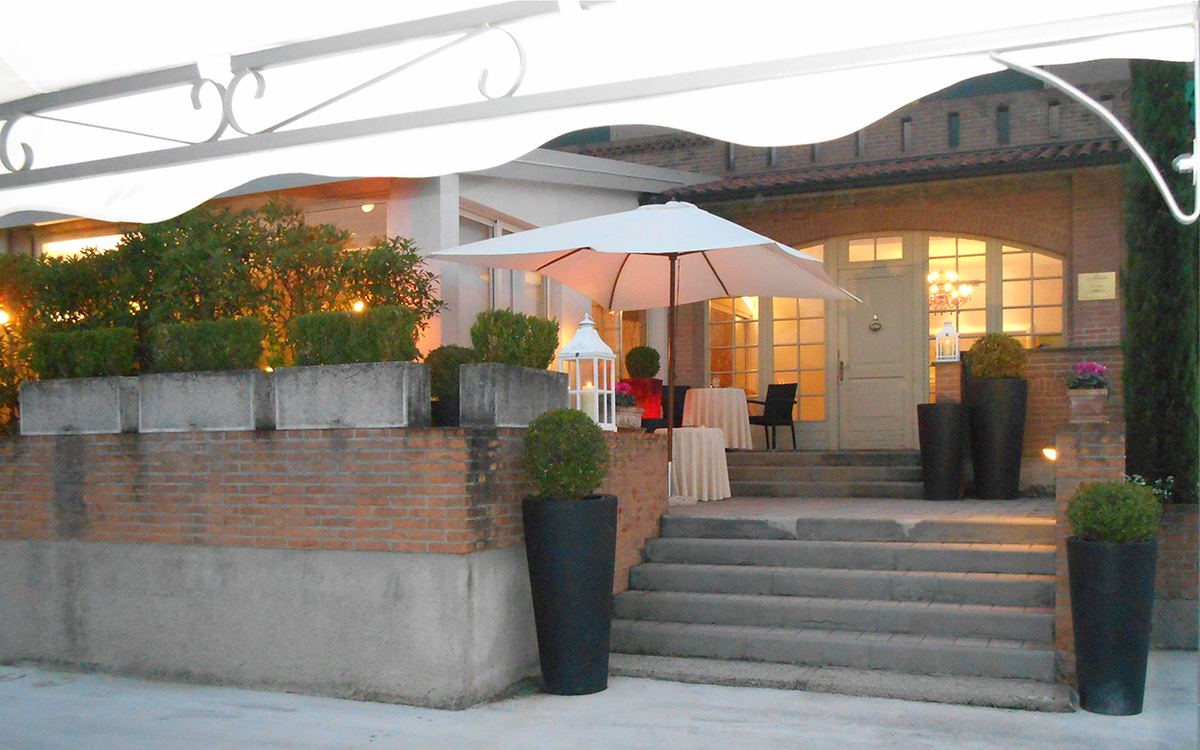 Sala del Ristorante Ad Convivium a Pandino