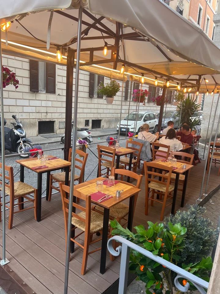 Dettaglio del Ristorante L'Angolo Divino al Vaticano