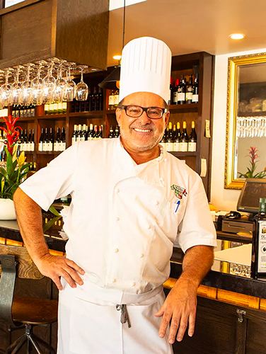 Chef e proprietario Dario Furlati di Ca' Dario Ristorante