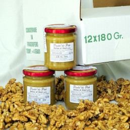 Packung mit 12 Gläsern Walnusssauce (180 Gramm) von Pesto Più Di Pra