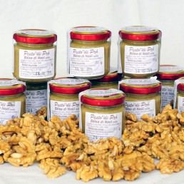 Packung mit 12 Gläschen Walnusssauce zu je 90 Gramm von Pesto Più Di Pra