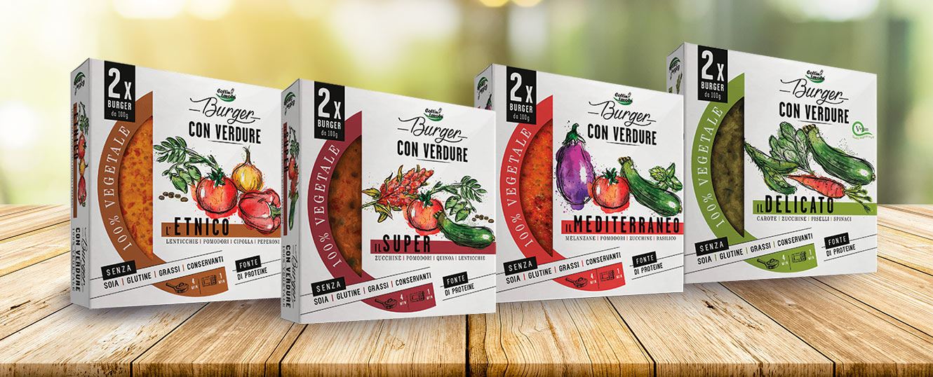 Burger e preparazioni vegetali Riverfrut Società Agricola