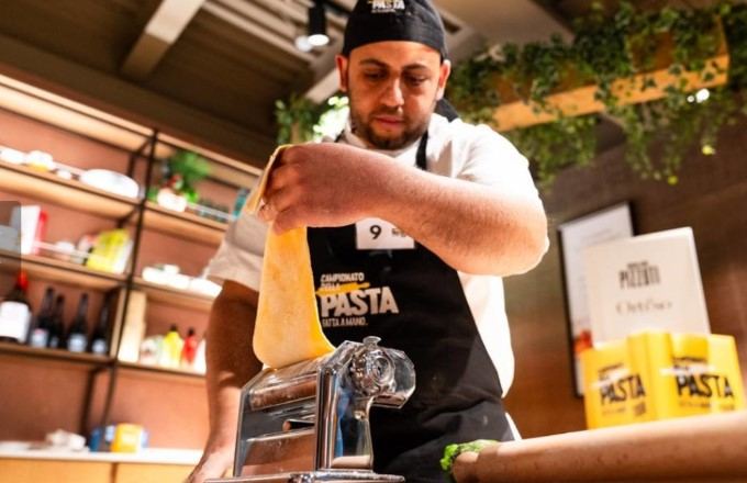 George Salib, titolare del Ristorante Pizzeria dell'Amore a Opera