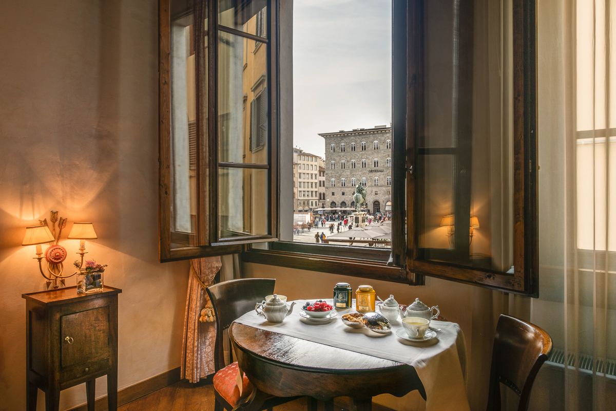 View over Piazza della Signoria from Boutique Hotel In Piazza Della Signoria