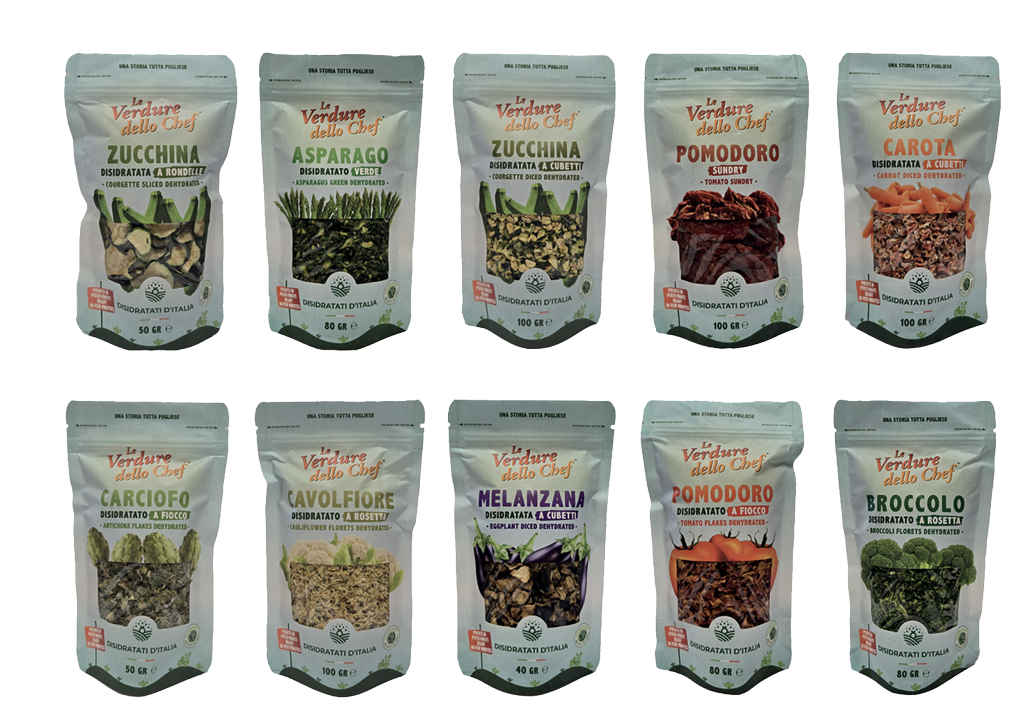 Le Verdure dello Chef, linea di prodotti pronti all'uso di Farris Srl