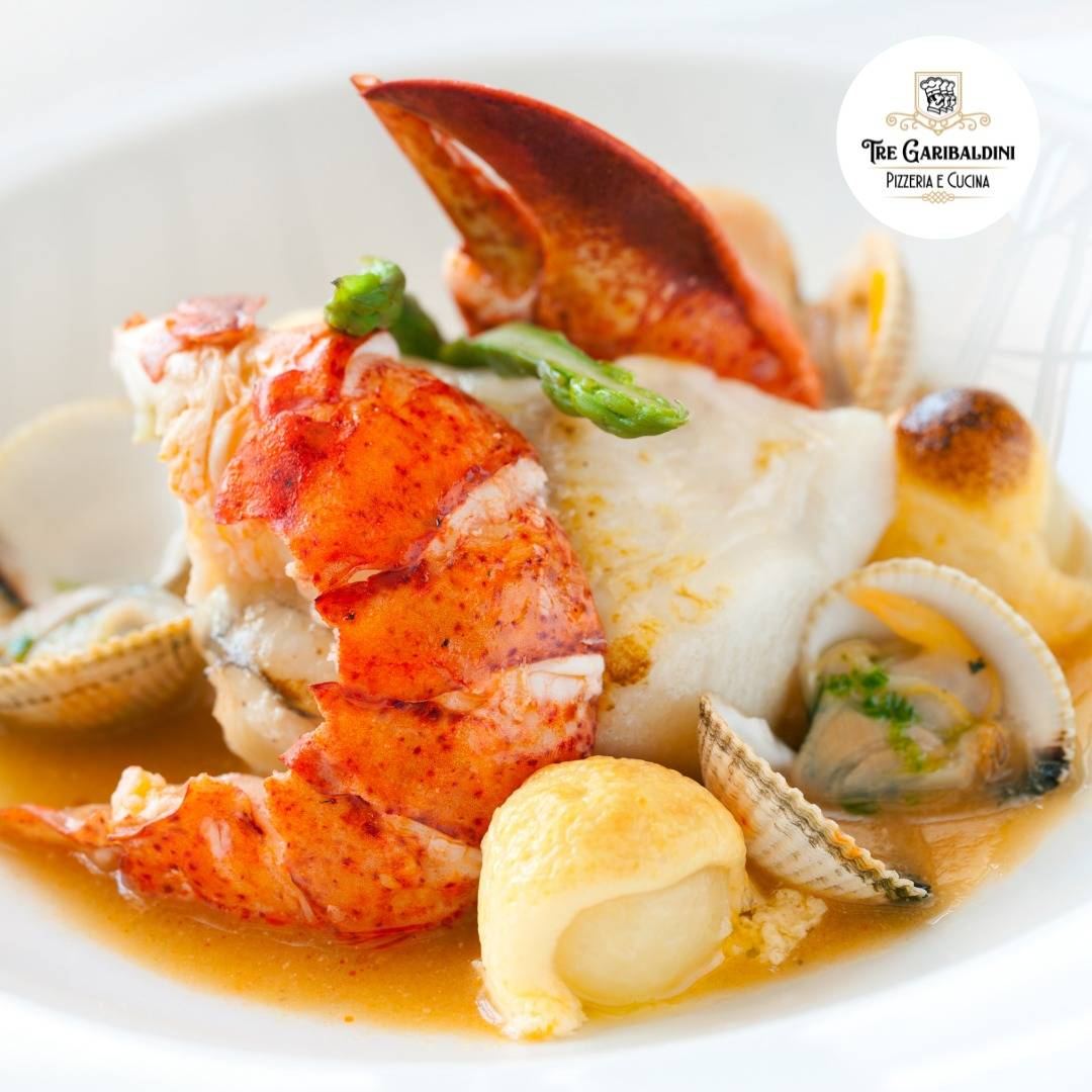 Piatti di pesce della tradizione al ristorante Tre Garibaldini