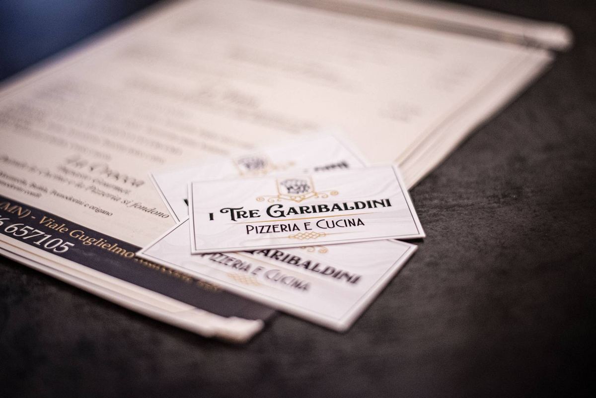 Ambiente elegante del ristorante Tre Garibaldini