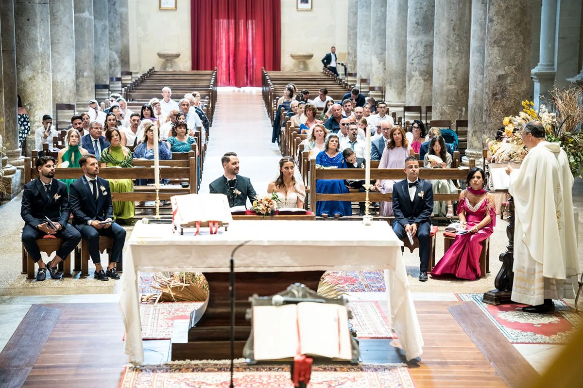 Cerimonia in Basilica a Lecce documentata da Maraca Fotografia