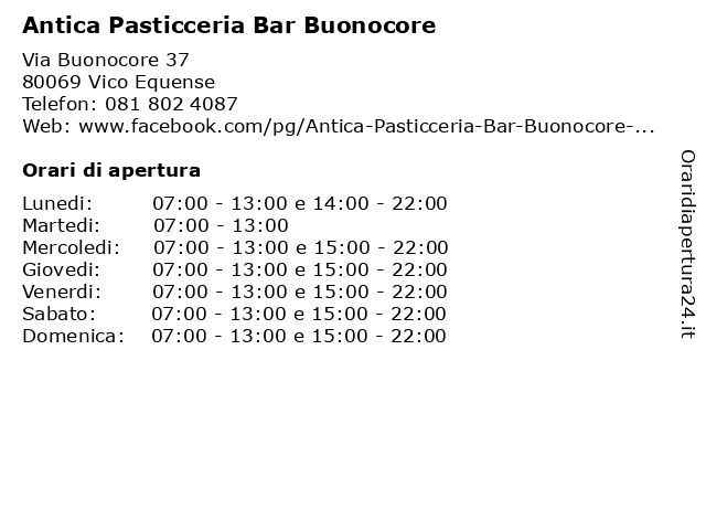 ANTICA PASTICCERIA BAR BUONOCORE