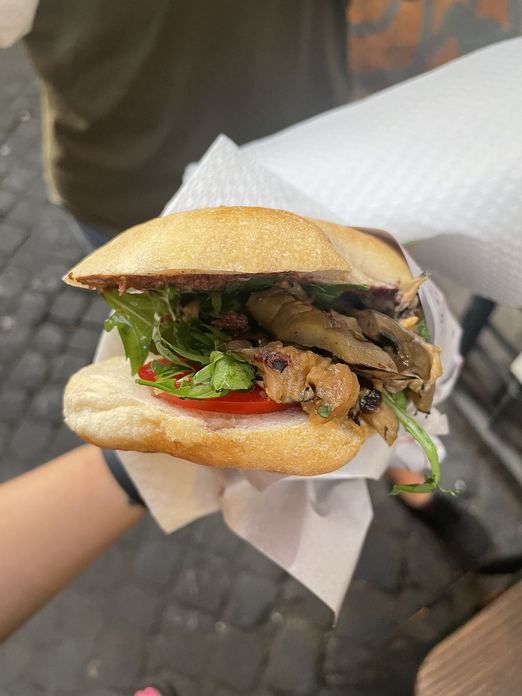 Panino del Donkey Punch con ingredienti di qualità