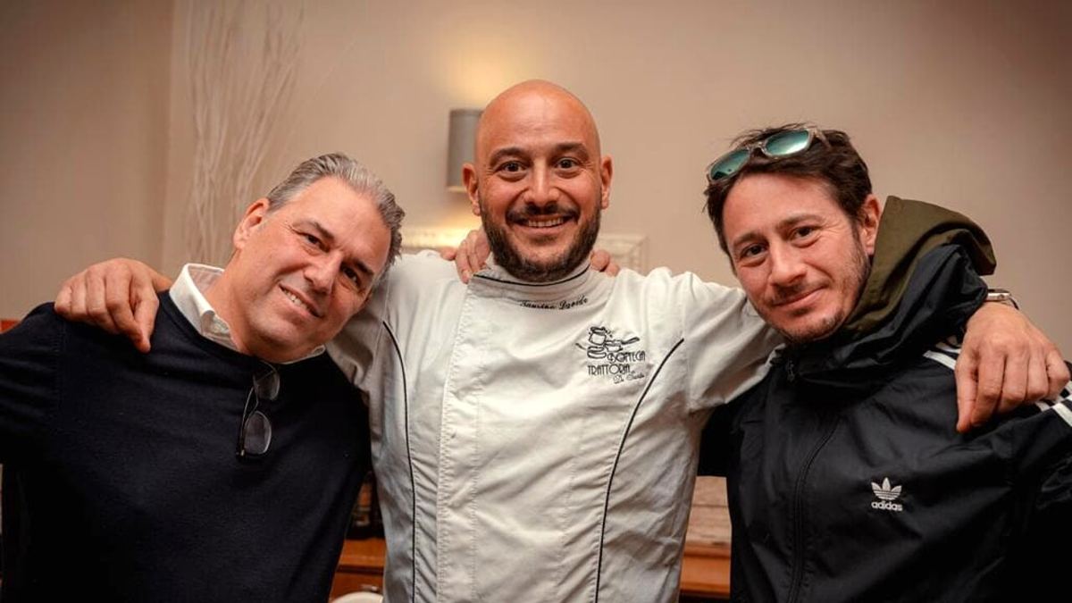 Lo staff della Bottega Trattoria De Santis