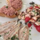 Piatti della tradizione maremmana della Trattoria La Pergola