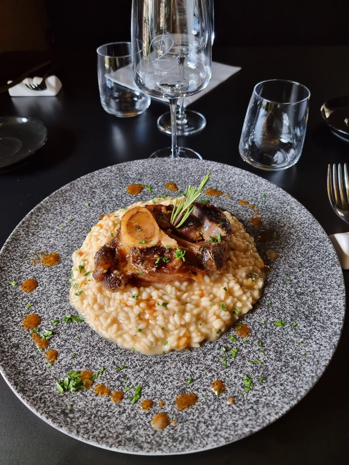 Risotto cremoso mantecato al momento, specialità di RiPizziCo