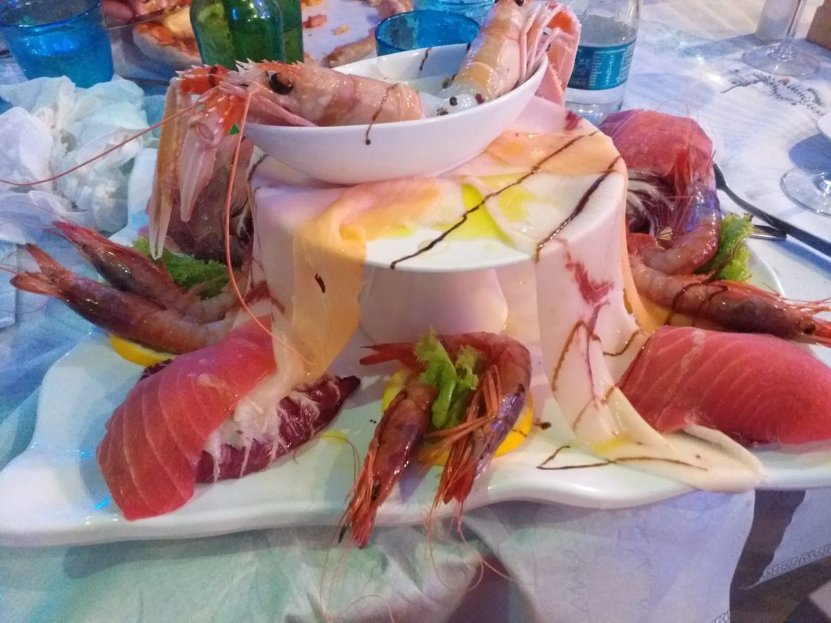 Piatti di pesce della Pescheria Daniele Palazzo