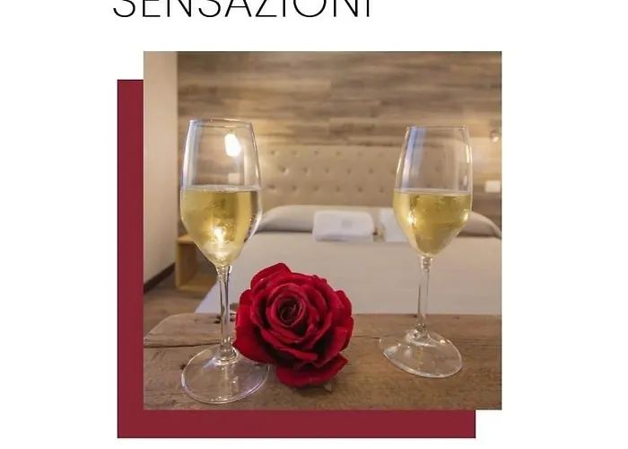 Suite deluxe con letto king size alla Tenuta Terra E Sole