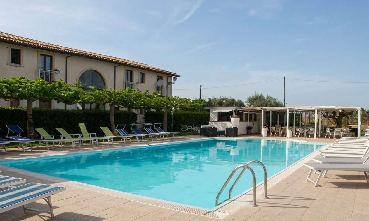 Facciata dell'Aranceto Hotel Agriturismo Siracusa