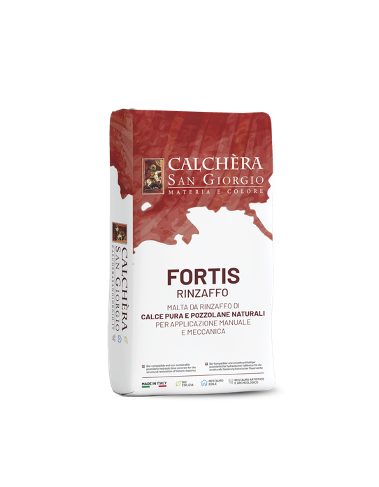 Fortis rinzaffo di calce pura e pozzolane di Calchèra San Giorgio