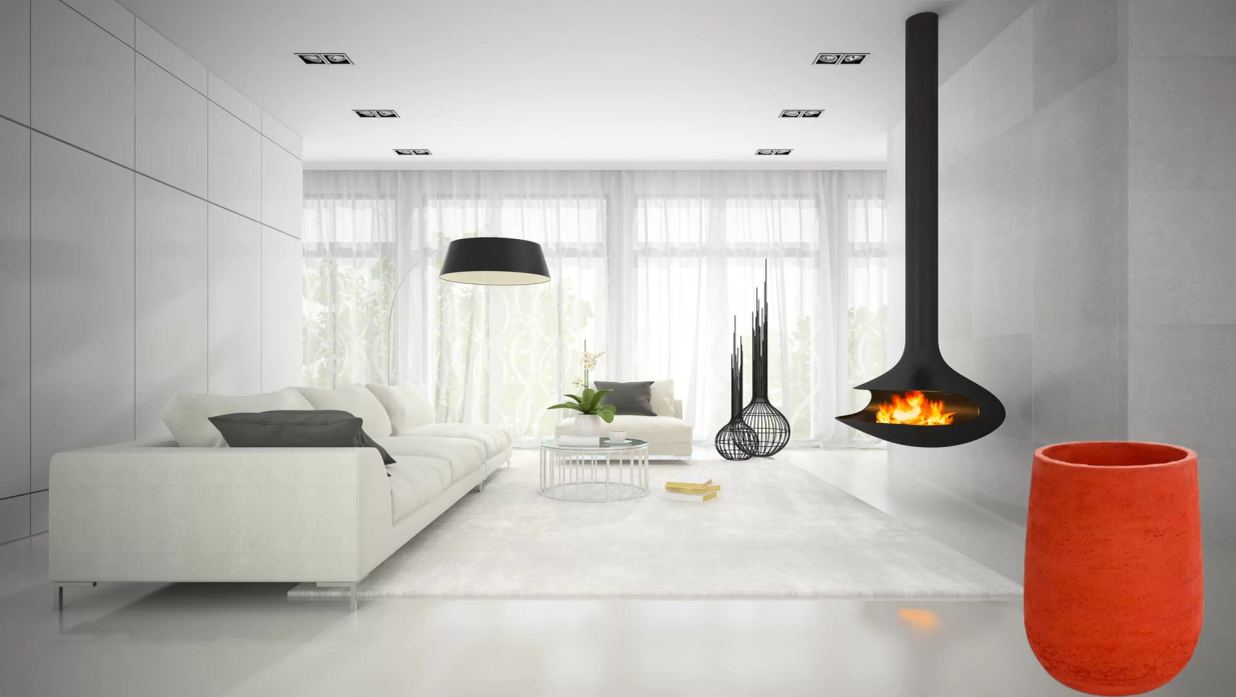 Interno dello showroom ceramiche IG.LU a Turate