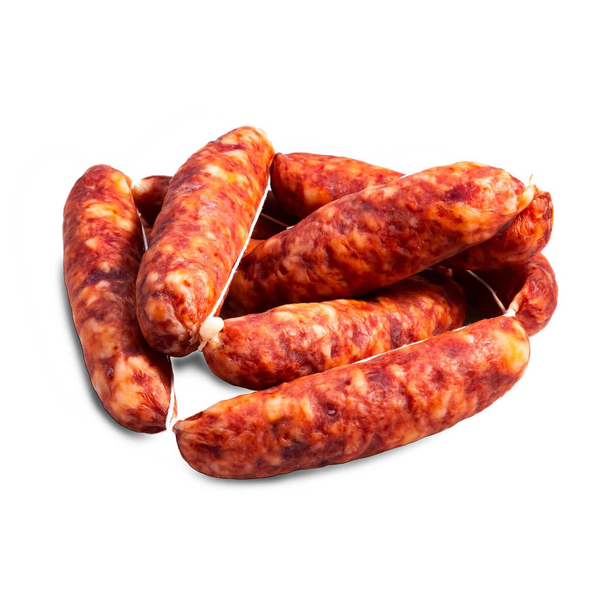 Salsicce di pancetta artigianali di LA.CAR. 2 Srl