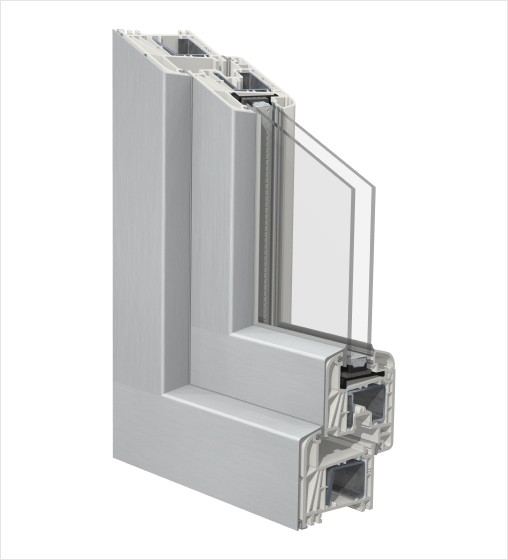 Dettaglio profilo finestra in PVC Eko Finestre