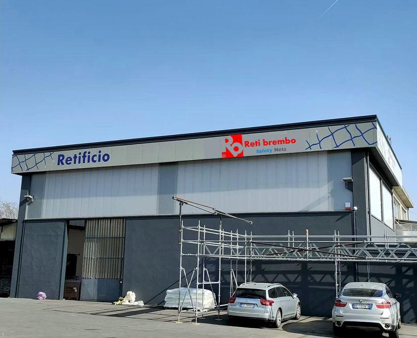 Produzione di reti anticaduta certificate Reti Brembo