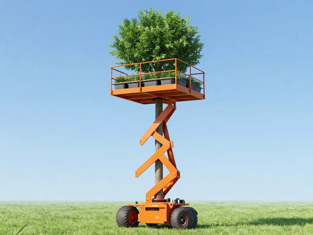 Potature e abbattimenti in quota con tree climbing, Visione Sostenibile