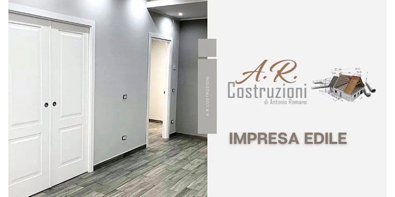Cantiere di costruzione edile gestito da A.R. Costruzioni di Romano Antonio