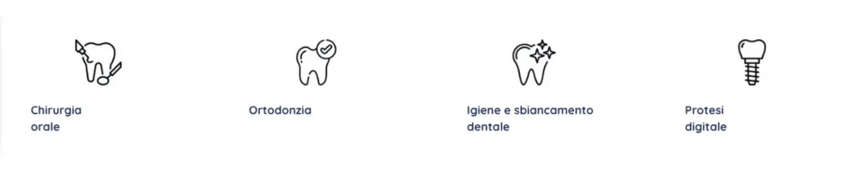 Ambiente operativo del Centro Dentale Tabuso
