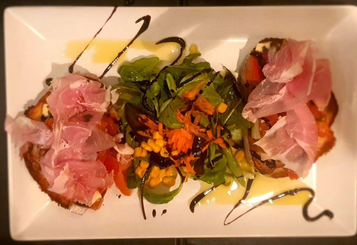 Bruschetta con prosciutto di Parma al Culinarius In-Biss by Federico