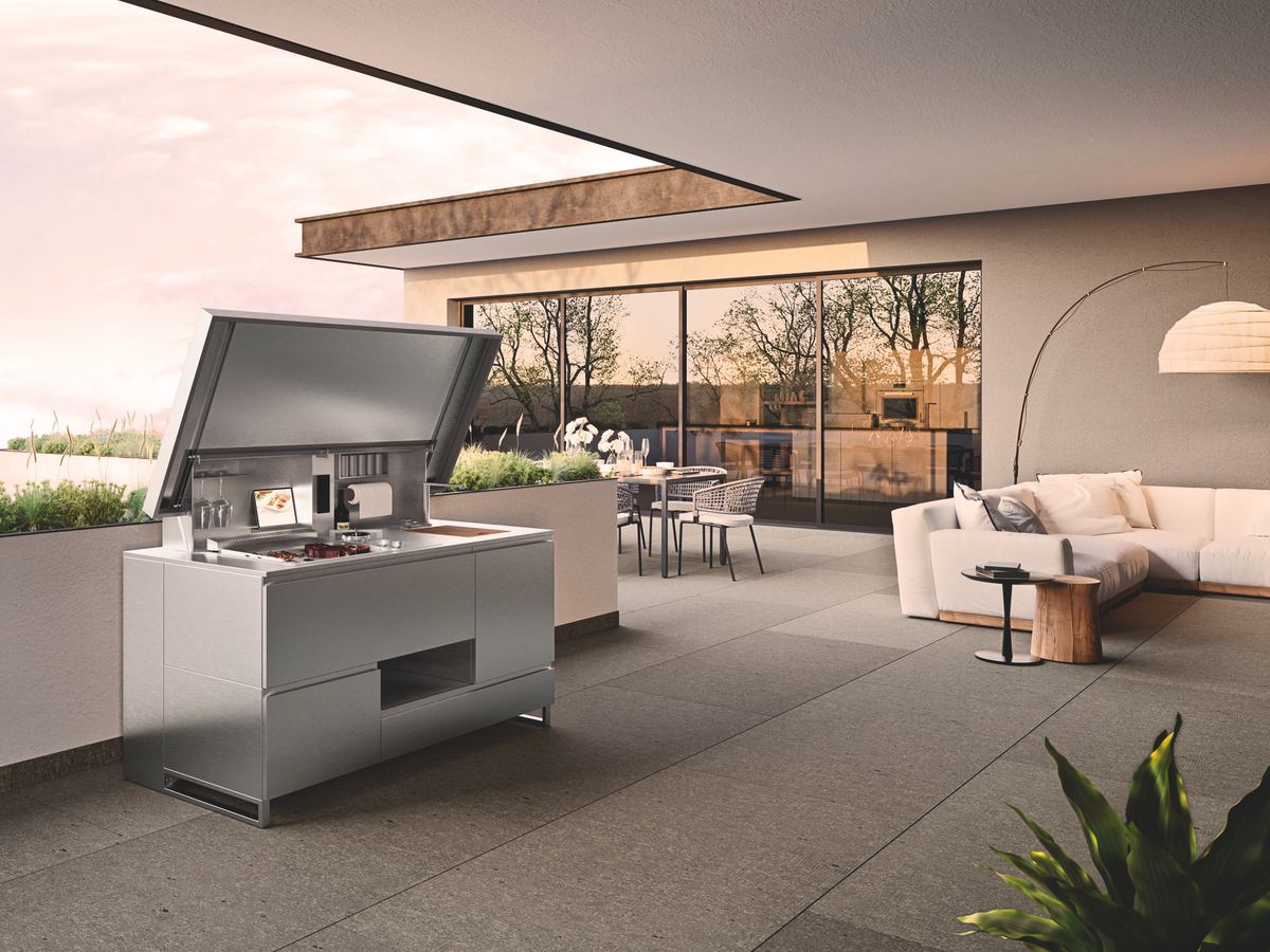 Cucina in acciaio inox personalizzata realizzata da Vittinox