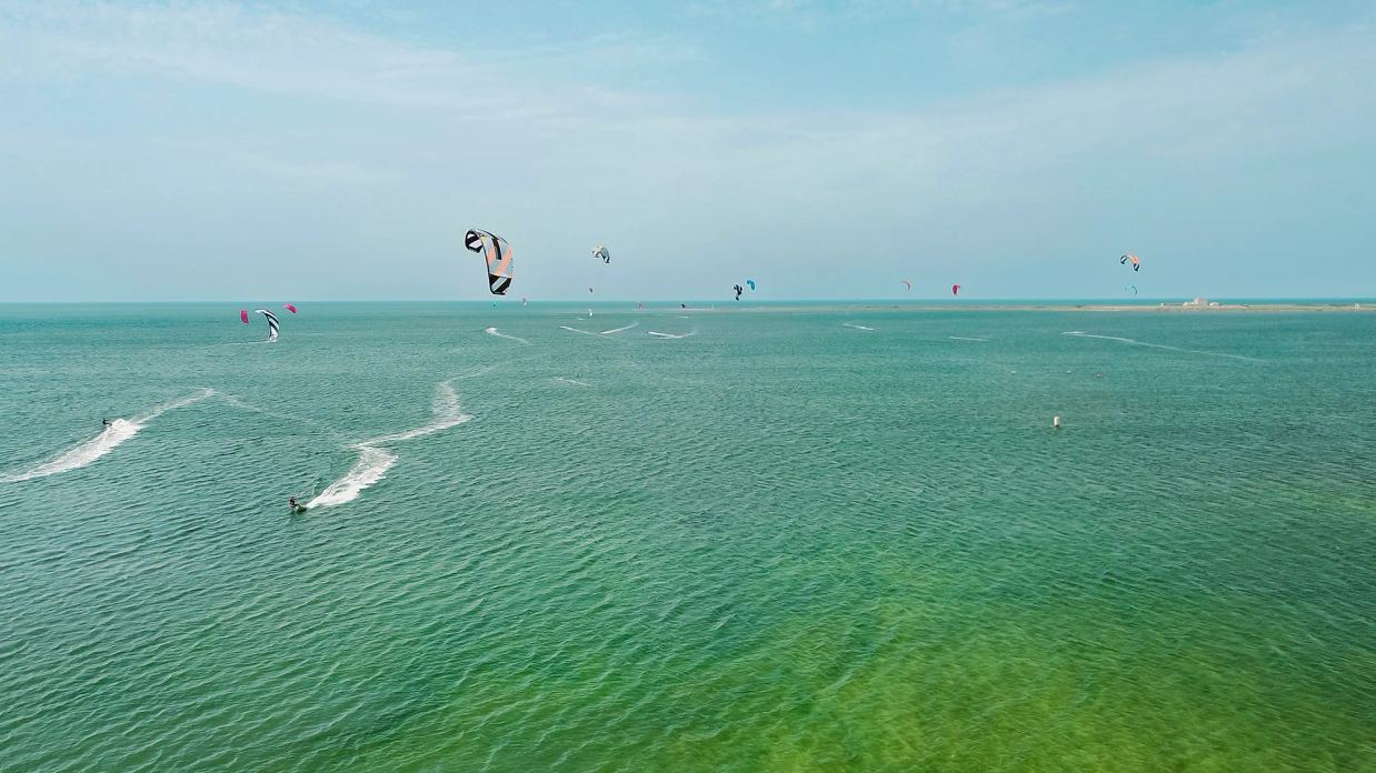 Lo spot dello Stagnone per kitesurf presso Kite Club Marsala