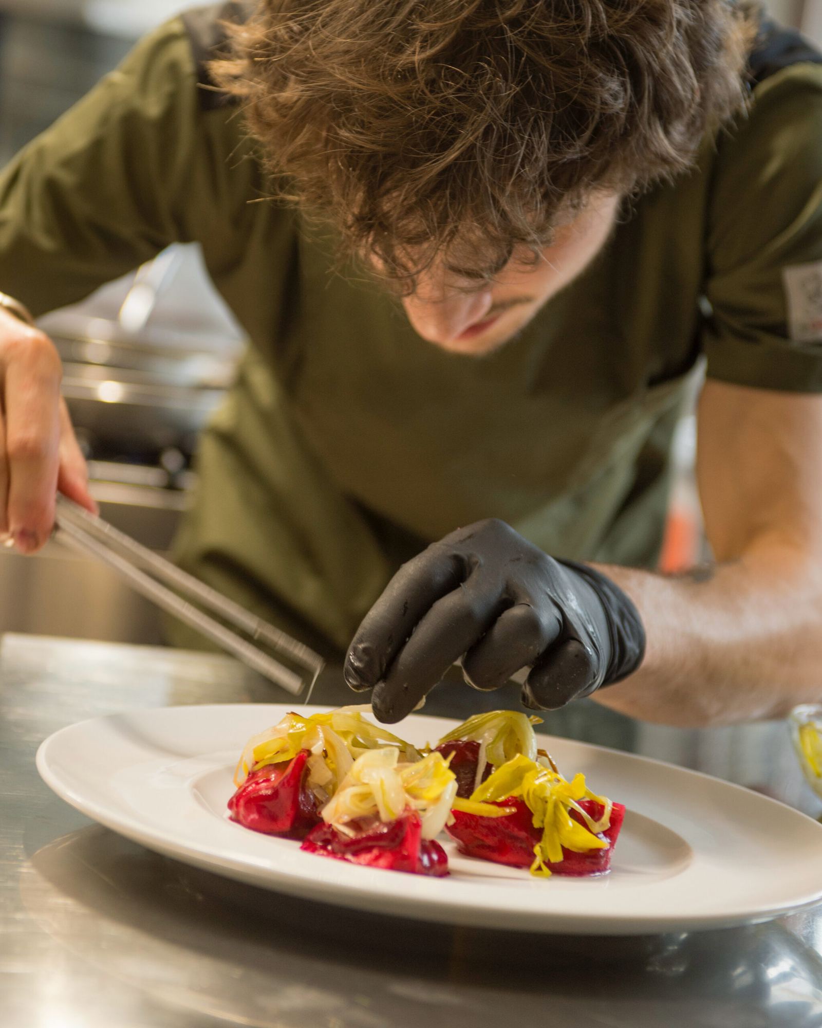 Esterno del Ristorante San Marco immerso nella natura montana