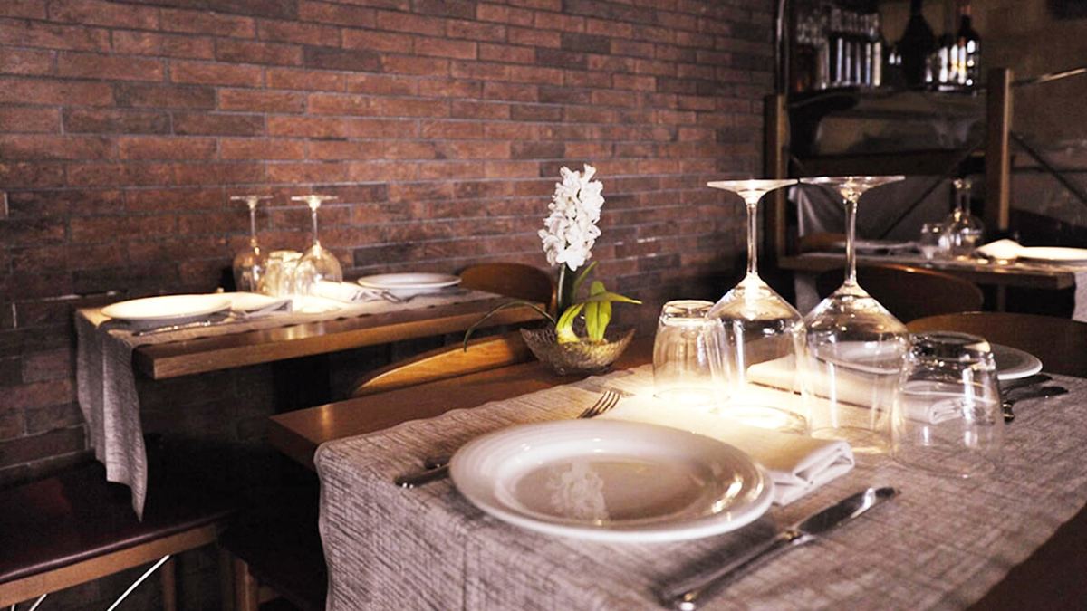 Ambiente del Ristorante Rossovino da Maurizio a Roma