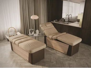 Sorrento Head Spa di Lemi, lettino per rituali head spa