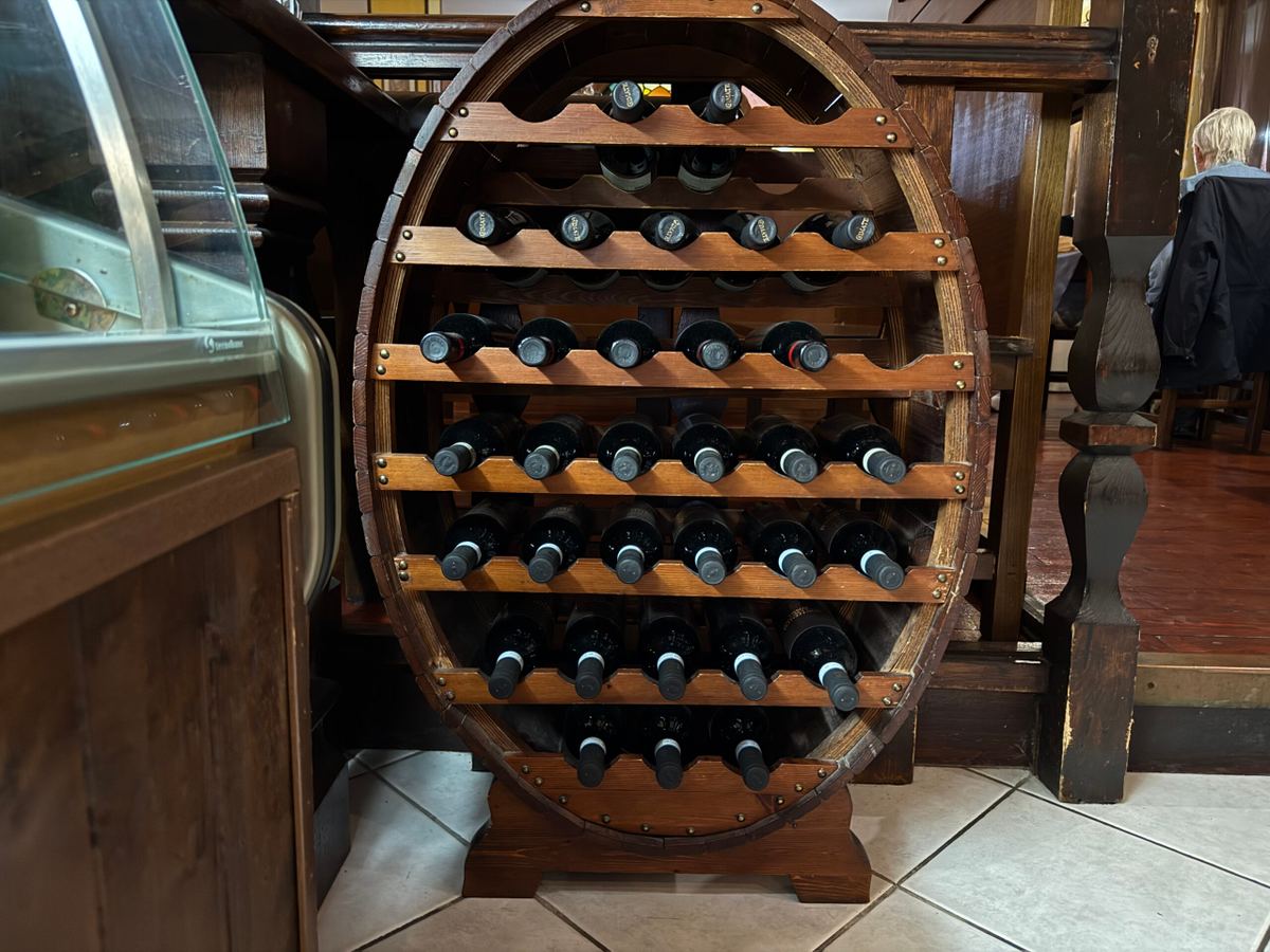 Carta dei vini della Braceria La Torre
