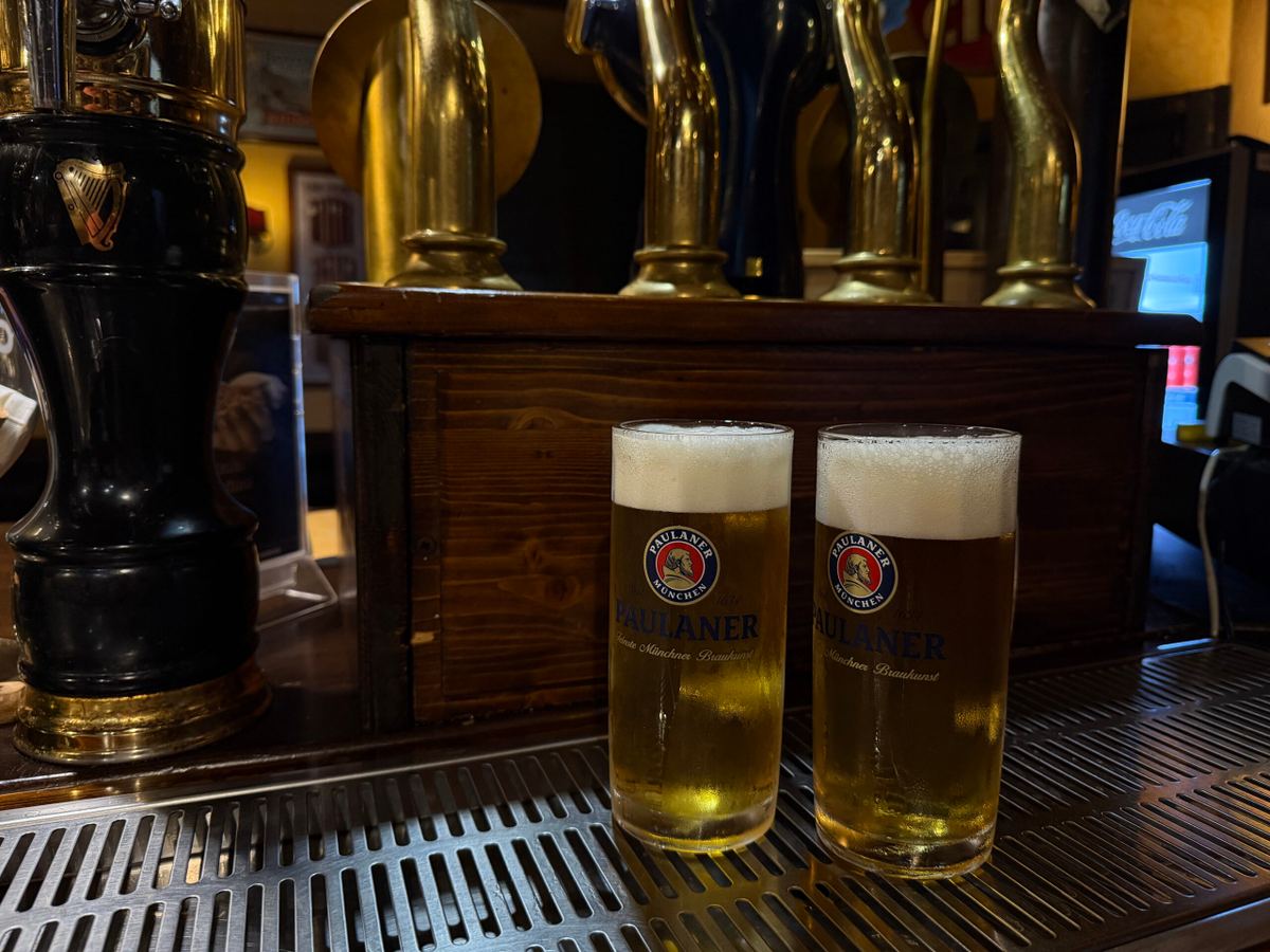 Selezione di birre alla spina della Braceria La Torre