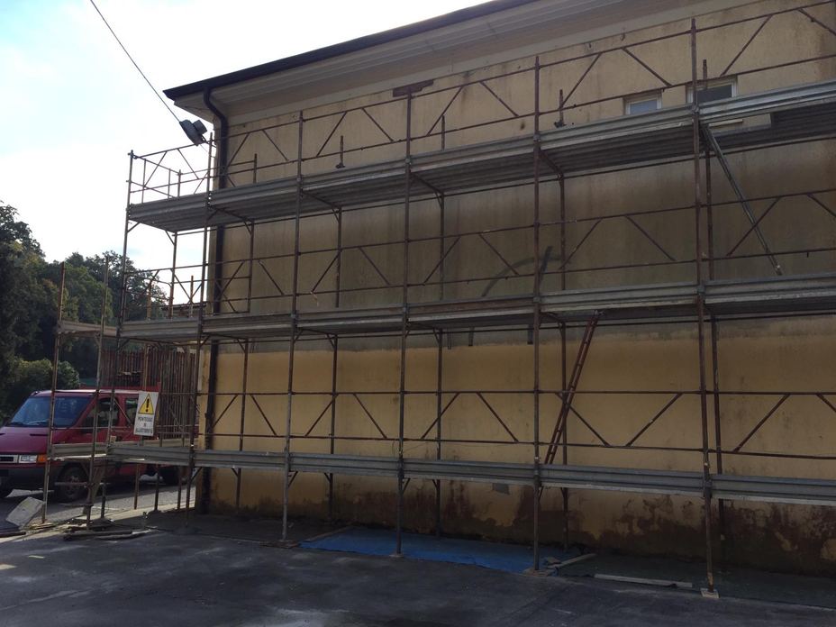 Lavori di messa in sicurezza di edificio scolastico eseguiti da PETRARCA Srl
