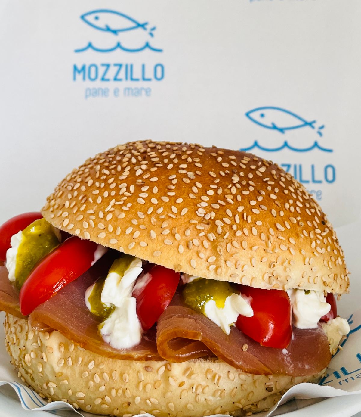 Panino con tonno da Mozzillo Pane&Mare