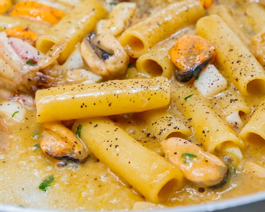 Ziti serviti al ristorante Extasy Experience